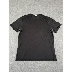 Asket The T-Shirt Organic Cotton Mens Size Large Black Short Sleeve Quiet Luxury